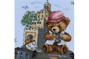 Набір для вишивання нитками семплер М-0302 "Подорож. Карта бажань" 38х38 см